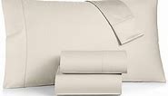 Charter Club CLOSEOUT!  Club Damask Ivory California King 4-Pc Sheet Set, 550 Thread Count 100% Supima Cotton, Created for Macy's - Macy's