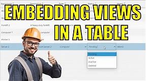 Ignition Perspective: How to embed views in a table