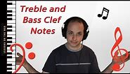 Reading Music Notes on Treble Clef and Bass Clef - Learn to Play Piano 2