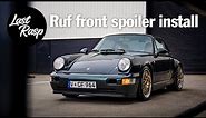 Porsche 964 - Ruf spoiler install