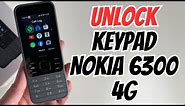 How To UnLock Keypad On Nokia 6300 4G