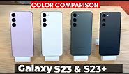 Samsung Galaxy S23 | S23+ Color Comparison!