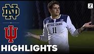Notre Dame vs Indiana | NCAA College Cup Soccer Championship | Highlights - December 02, 2023