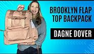 DAGNE DOVER BROOKLYN FLAP BACKPACK REVIEW | (What is in my bag) Travel Backpack Review
