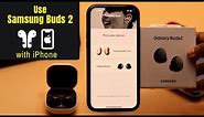 Can you Connect Samsung Galaxy Buds 2 with iPhone? | Fix Samsung Bud 2 Not Connecting to iPhone