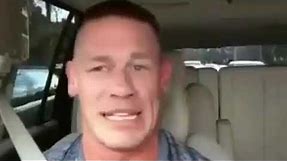 John Cena sings his own theme song "My time is now"