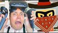 I GET ROBBED WHILE WORKING AT THE STORE !!! 🔫 - Store Clerk (Job Simulator Virtual Reality)