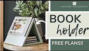 Night Stand Book Holder with Free Plans