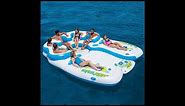 Tropical Tahiti Floating Island 7 Person Inflatable Raft