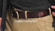 Personalized Men's Belt Genuine Leather Belts for Men