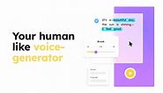 #1 Human-like Voice Generator in 200  voices and 40 languages