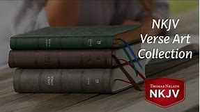NKJV Verse Art Collection Bibles