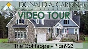 Efficient cottage house plan designed for a narrow lot | The Colthorpe