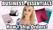 Online Business Essentials + How To Ship Orders! (CHEAPEST WAY)