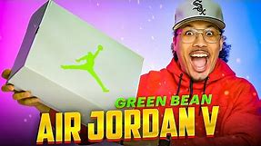 Air Jordan 5 Green Bean
