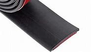 Adhesive Rubber Strips Neoprene Rubber Sheets, Rolls & Strips with Adhesive Backing Rubber Pads Self Stick Seal Rubber Gasket Adhesive Back for Matting Padding - 1" Wide x 1/16" Thick x 10' Long