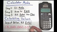 Calculator Tutorial - Engineering Notation