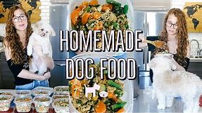 HOMEMADE + HEALTHY DOG FOOD RECIPE | COOKING FOR YOUR DOG🐶