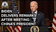 Biden speaks after meeting with President Xi Jinping of China at the APEC Summit — 11/15/23