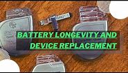 Battery longevity and replacements for Pacemakers, ICDs and CRT devices.