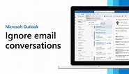 Ignore email conversations