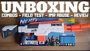 New Nerf Fortnite IR Unboxing: Fortnite Infantry Rifle Review, Combos, Firing Test and IMR Abuse
