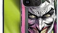 Head Case Designs Officially Licensed Batman DC Comics The Clown Three Jokers Hard Back Case Compatible with Apple iPhone 15 Pro