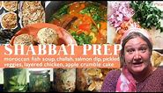 SHABBAT PREP! Easy, Fast & Healthy. Kosher Cooking - Moroccan Fish Soup, Chicken & Veg Bake & more!