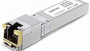 10GBASE-T SFP+ to RJ45 Transceiver, 10G Copper Module, Optical SFP RJ 45 10GB T Mini-GBIC Compatible with Cisco SFP-10G-T-S, Ubiquiti UF-RJ45-10G, Netgear, Mikrotik, Supermicro, Fortinet, up to 30m