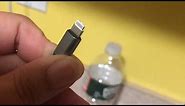 How to take broken charger piece from inside of iPhone