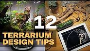 Terrarium Design Tips || 12 Tips for creating beautiful and natural looking terrariums