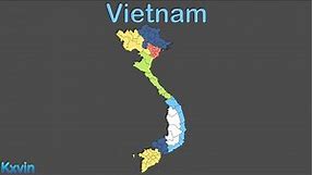 Vietnam - Geography, Regions, Provinces & Municipalities.| Fan Song by Kxvin