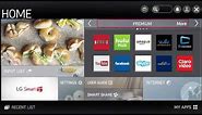 LG Smart TV - Understanding The Home Dashboard - 2014