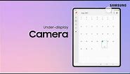 Check out the under-display camera on Galaxy phone | Samsung US