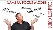 Camera Focus Modes Complete Guide