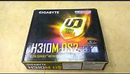 Unboxing Gigabyte H310M DS2 Ultra 8th and 9th Supported