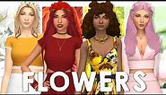 FLOWERS 🌻 | Sims 4 Create A Sim