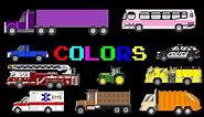 Vehicle Colors - Featuring Street Vehicles - The Kids' Picture Show (Fun & Educational)