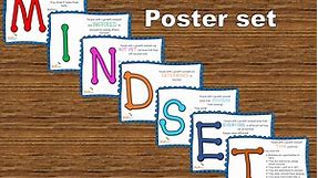 Growth Mindset Poster set - Elsa Support . Display Posters