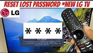 Reset Lost Password *New LG Smart TV