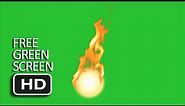 Free Green Screen - Fireball Effects