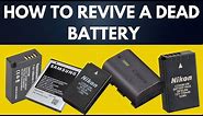 How to jump start fully dead Lithium phone or camera battery?