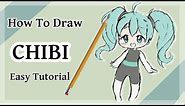 How to Draw Kawaii Chibi Body! Easy for Beginners!
