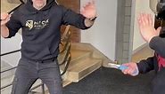HOW TO USE A BATON AGAINST A KNIFE ATTACK #knifedefense #knifedefence #kravmagatraining