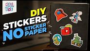 How to make Stickers without Sticker Paper