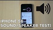 Apple iPhone SE Sound / Speaker Test!