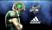 Notre Dame Football - Shamrock Series Helmets paint process by Troy Lee Designs