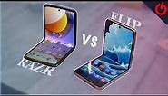 Motorola Razr (2022) vs Samsung Galaxy Flip 4 | Which is the best flipping phone?!