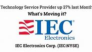 Star of the Week IEC Electronics Corp. (IEC:NYSE)
