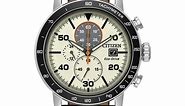 Buy Citizen Men's Chronograph Brown Leather Strap Watch | Men's watches | Argos